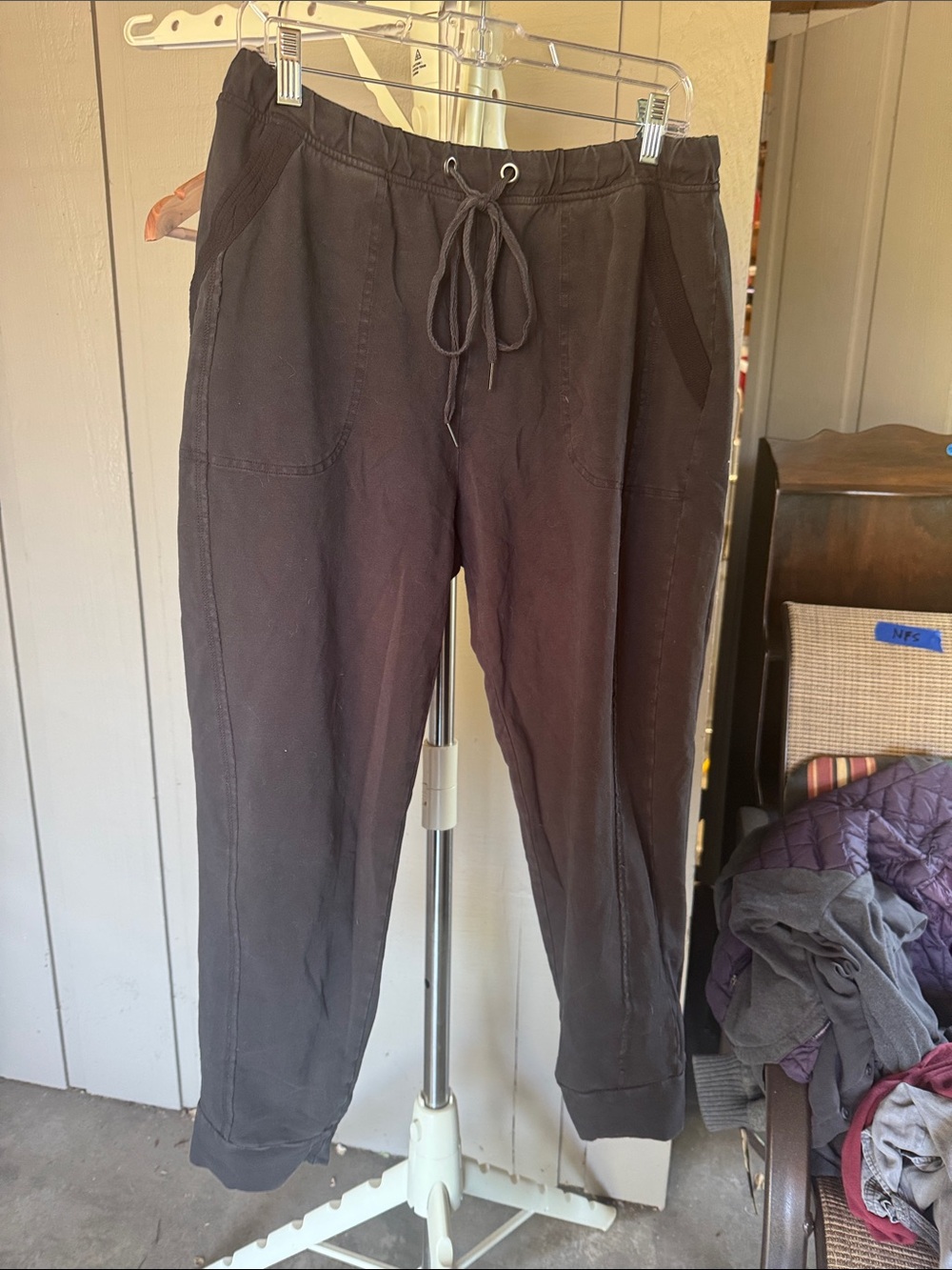 Anthropologie black joggers